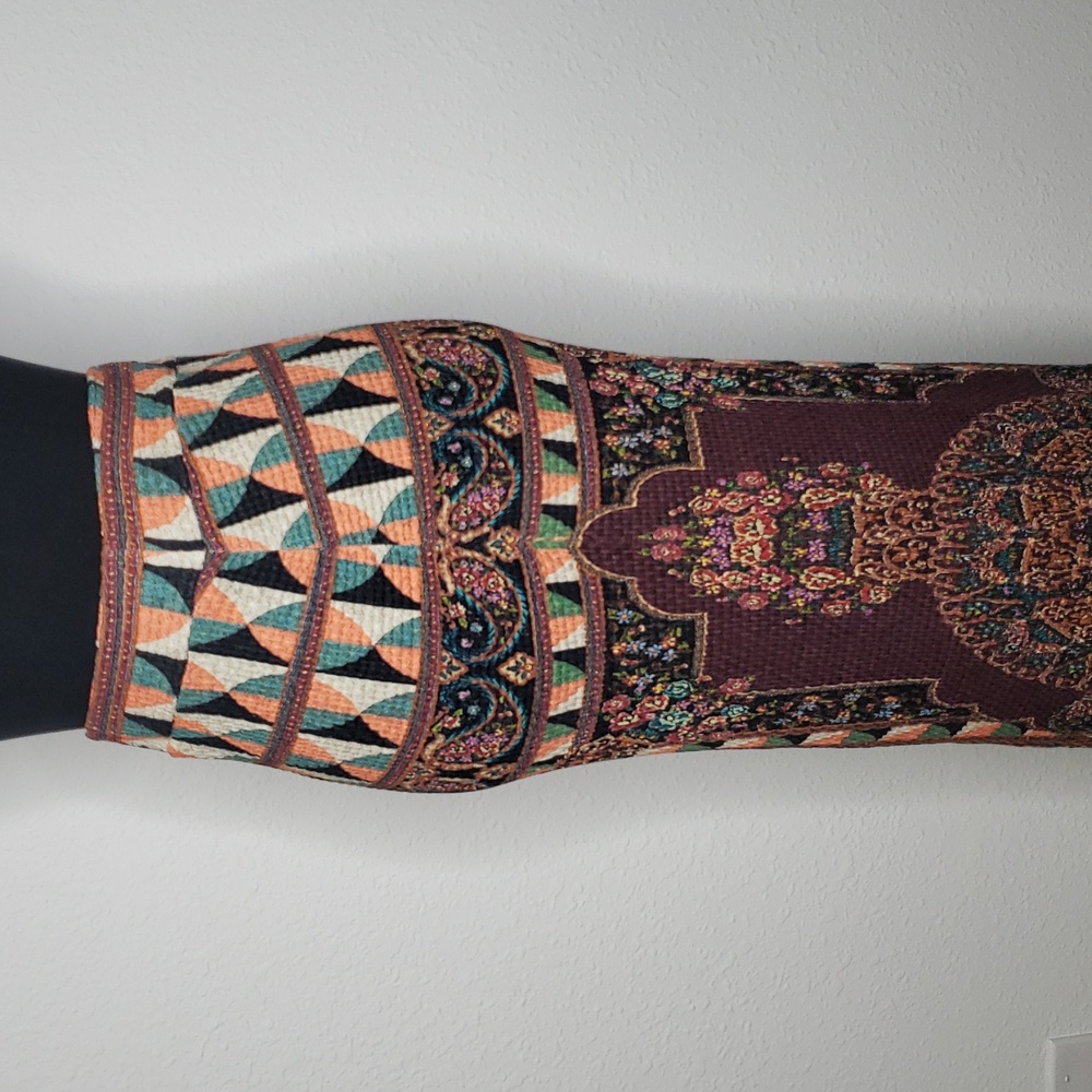 Farm Rio x Anthropologie Mixed Print  Maxi Long Skirt Size XS Festival Bohemian - Picture 5 of 16